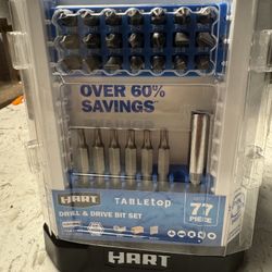 77 Piece Table Top Drill And Drive Bit Set