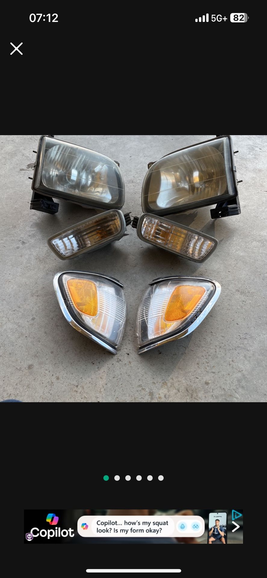 2002 Toyota Tacoma Used Headlights 