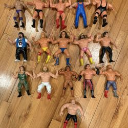 Huge Vintage LJN Wrestlers 