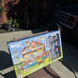 Bluey toys house set