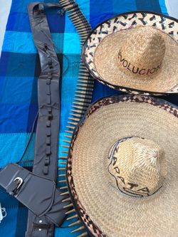 Mexican revolution costume props