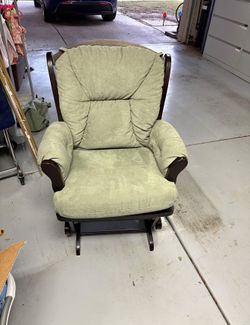 Custom Rocking Chair Sage Green