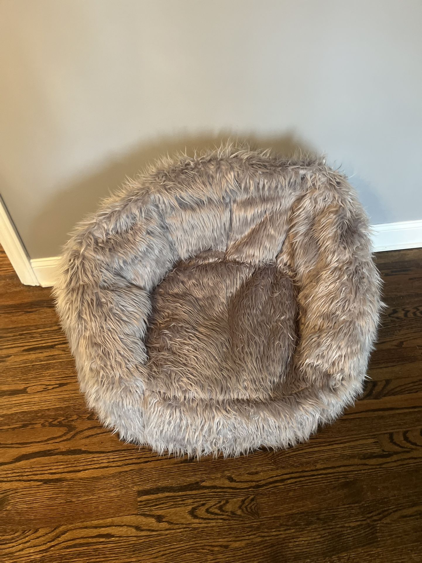 Furry Bean Bag Chair