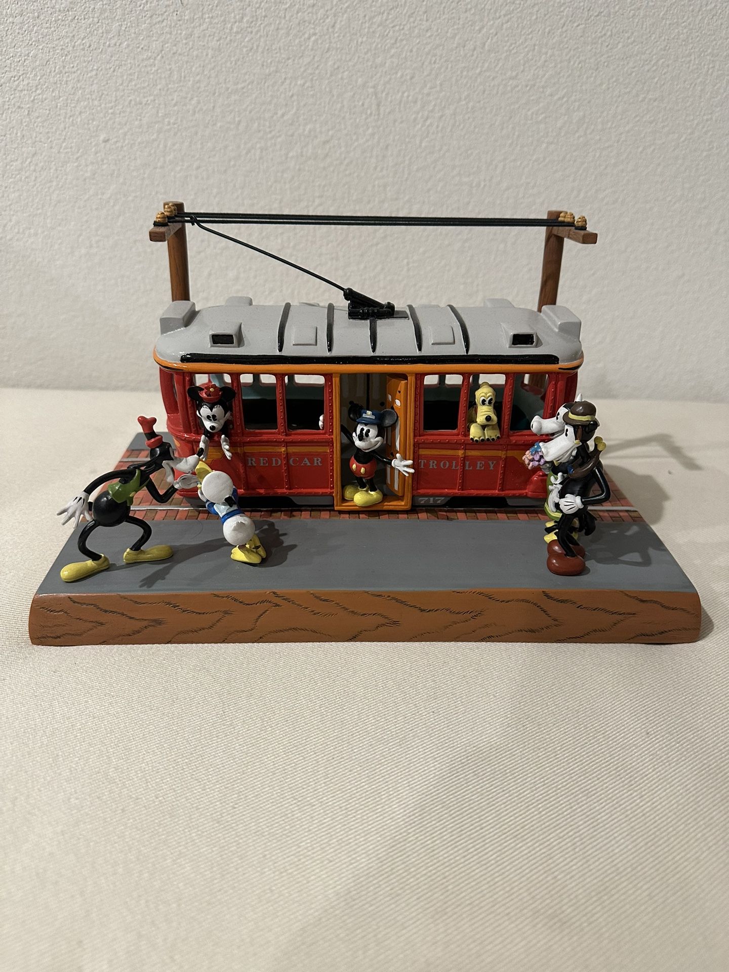 Disneyland Mickey Mouse Trolley Car Statue