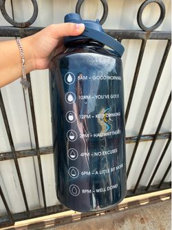 Water Jug and Cup with Straw