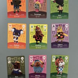 Animal Crossing Amiibo Cards