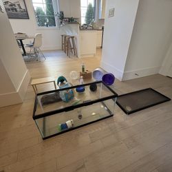 Hamster Cage, Toys And Supplies