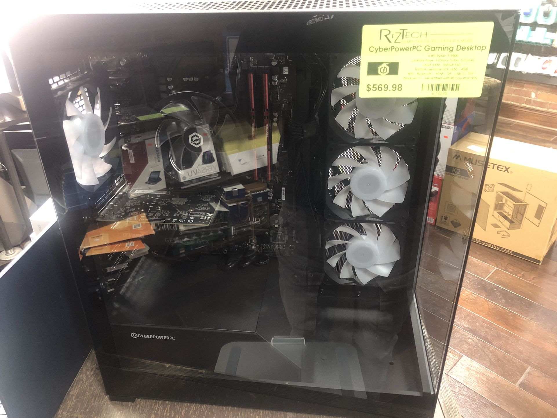 CyberPowerPC Gaming Desktop - $569.98