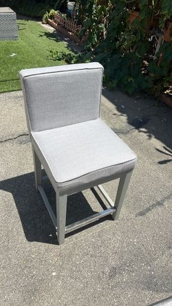 24” height bar chair with back rest