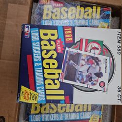 1988 Fleer Wax Box  Baseball
