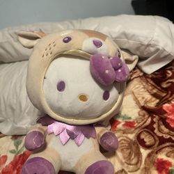 Deer Hello Kitty Plush