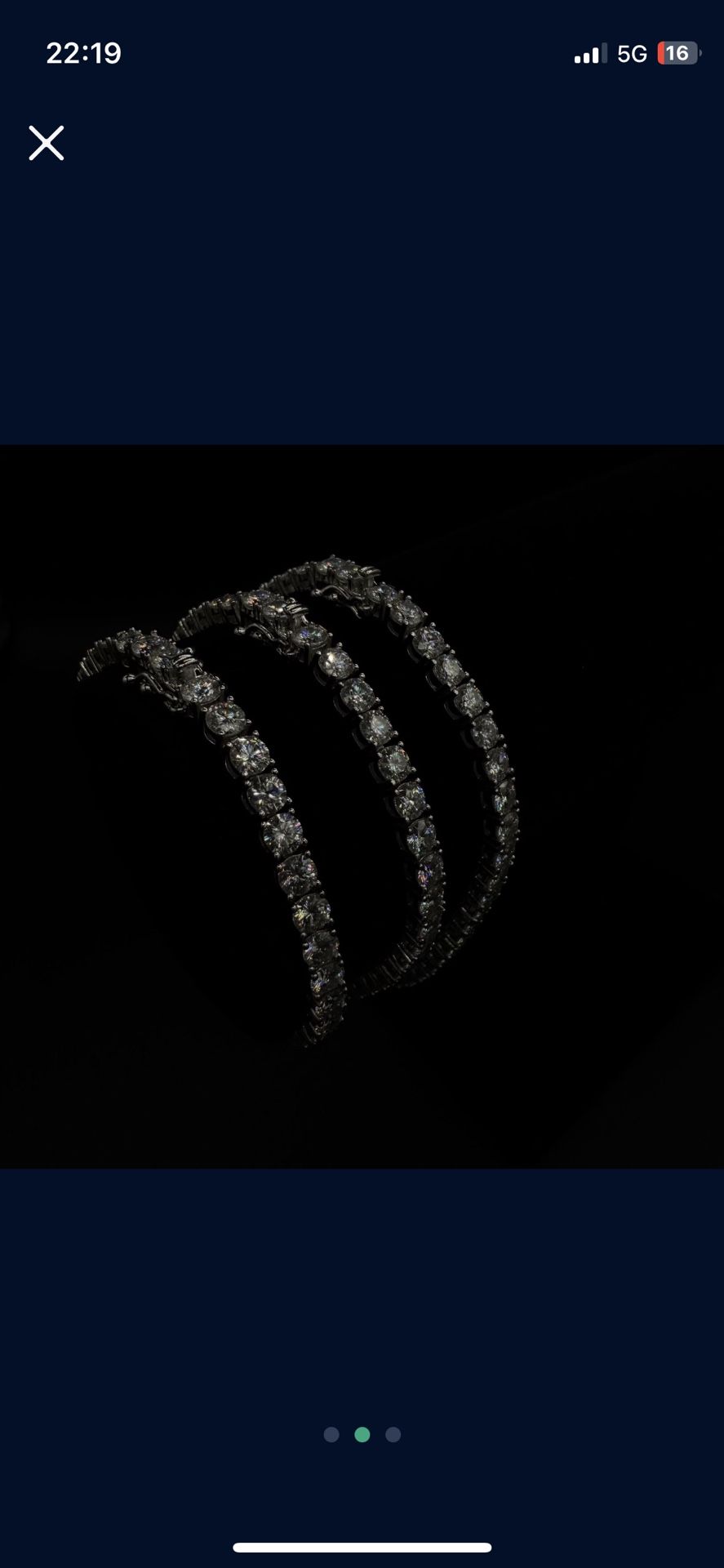 Premium VVS Diamond Moissanite Tennis Bracelet brand new 4mm