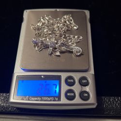 Cadena De Plata 9.25