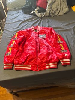 Starter Chicago Bulls 6X Championship Satin Jacket Size XL Jordan