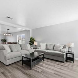 Living Room Set - Sofa, loveseat, coffee table and 2 end tables.