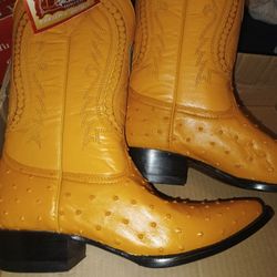 Cowboy Boots And Belt Set