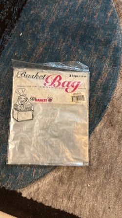 Basket Bag Clear Gift Bags 2-Pack
