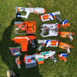 Nerf Gun Lot Diatron, Flipfury And More