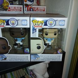 Manchester City Funko Pops Raheem Sterling Phil Foden