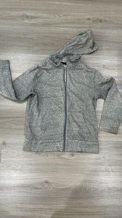 Gray Zip-Up Kids Hoodie Sweatshirt