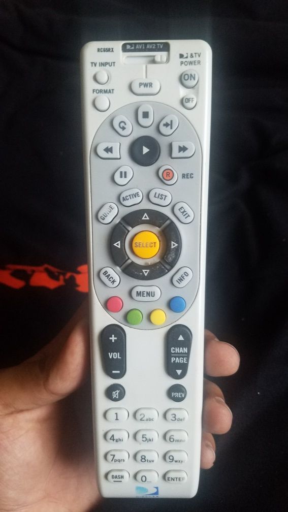 DirecTV RC1984741/01B UHF RF Universal Remote Control Direct TV