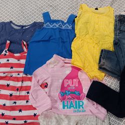 Baby Girl Bundle Size 2t New And Slightly Used