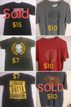T-shirts size Large
