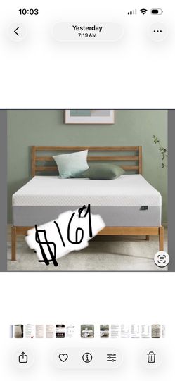 ZINUS 12 Inch Green Tea Essential Memory Foam Mattress [New Version], Queen, Fiberglass Free, Medium Feel, Breathable Airflow Memory Foam, Certified S