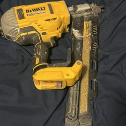 DEWALT DCN21PL 20V Brushless Cordless 21 Degree Collated Framing Nailer