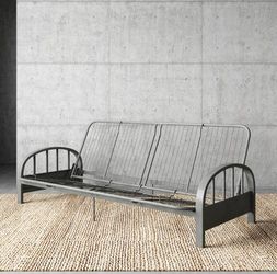 DHP Aiden Futon Frame, Gunmetal Grey