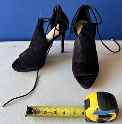 Aldo 4” Heels, Reptile Pattern BLK, US Women Size 8 [USED]