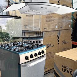 Estufas Nuevas De Gas Propano Con Horno De 20” Pulgadas De Ancho De Acero Inoxidable 