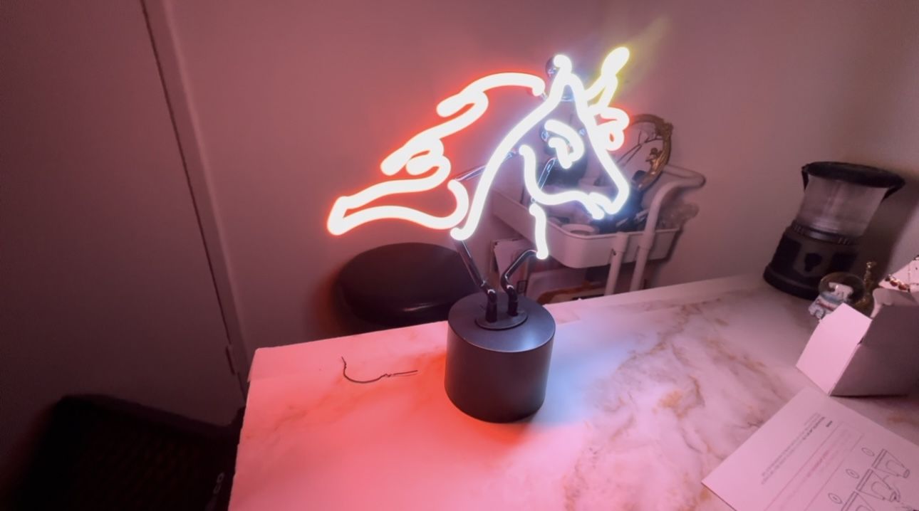 Unicorn Neon Desk Light