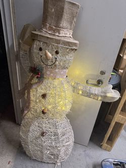 snowman xmas decoration
