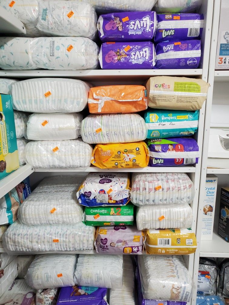 Baby Diapers Size Nb, 1,& 2