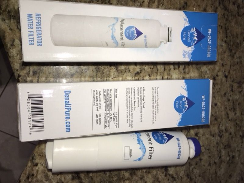 Refrigerator water filters