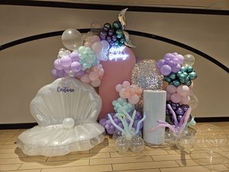 Mermaid Backdrop Balloons