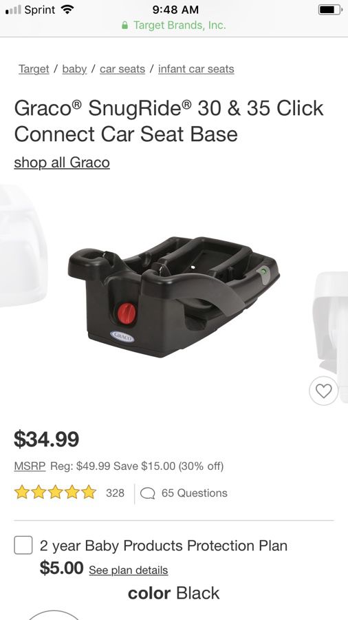Graco modes click connect car seat base