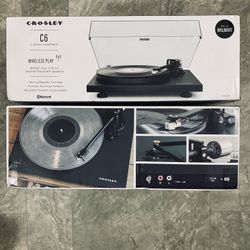 Crosley C6 2-Speed Turntable Bluetooth