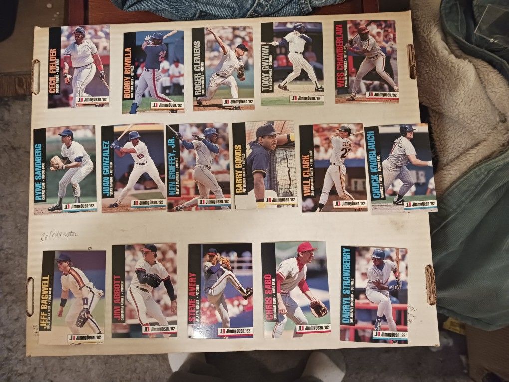 Jimmy Dean Baseball Card