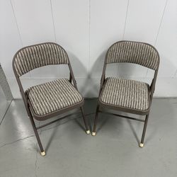 Set of 2 Samsonite Folding Chairs