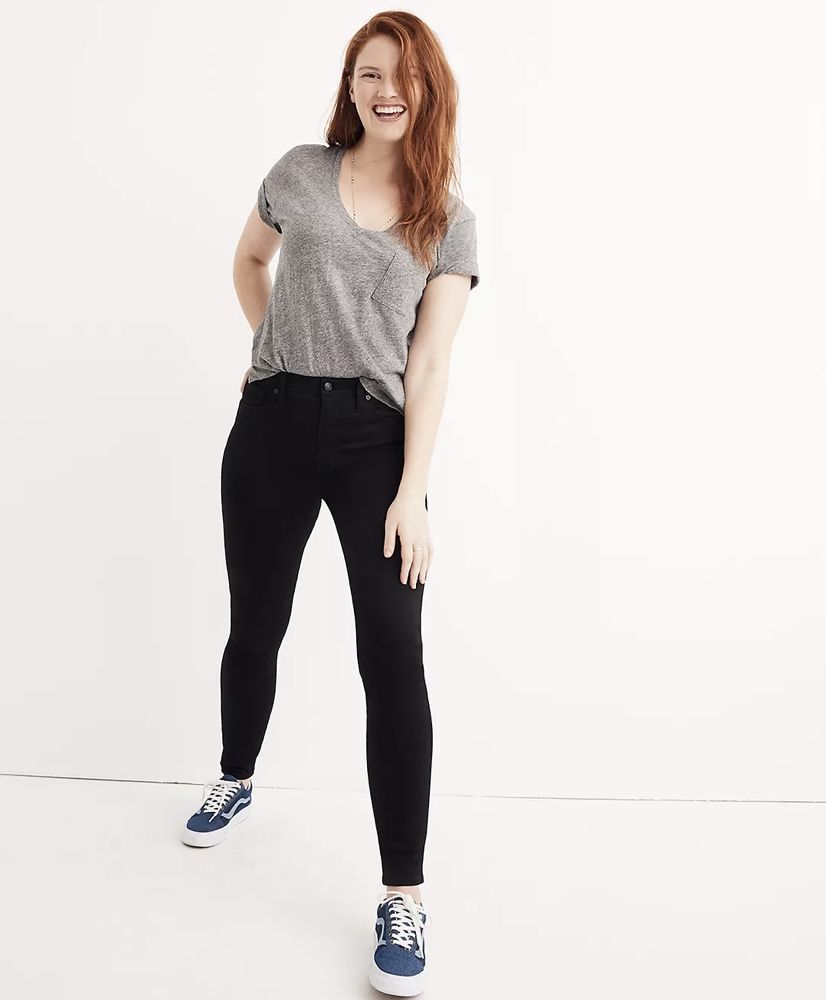 Madewell 10" High Rise Skinny Black Pants - size 29
