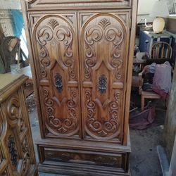Really Cool Spanish Style Armoire Late '60s Early '70s Style