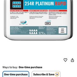 LATICRETE 254R Platinum Rapid 25LB White for tiles