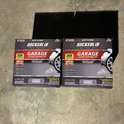 Rust-Oleum RockSolid 90 oz. Dark Gray Polycuramine 1 Car Garage Floor Kit