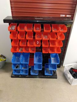 Stalwart 47 bin multi purpose storage shelf