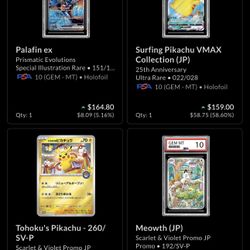 Pokemon Collection - PSA / BECKETT Slabs 