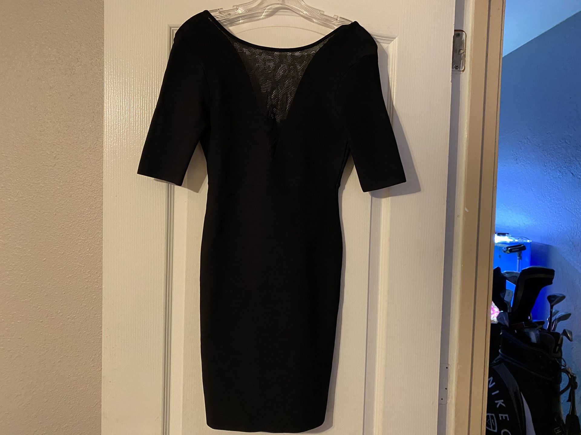 Black mini dress - XS