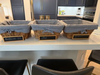 Pottery Barn Baskets and Liners - 25 for all 3