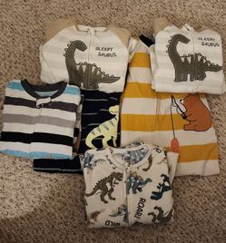 Baby Boy Pajama Sleeper Lot – 6 Pieces